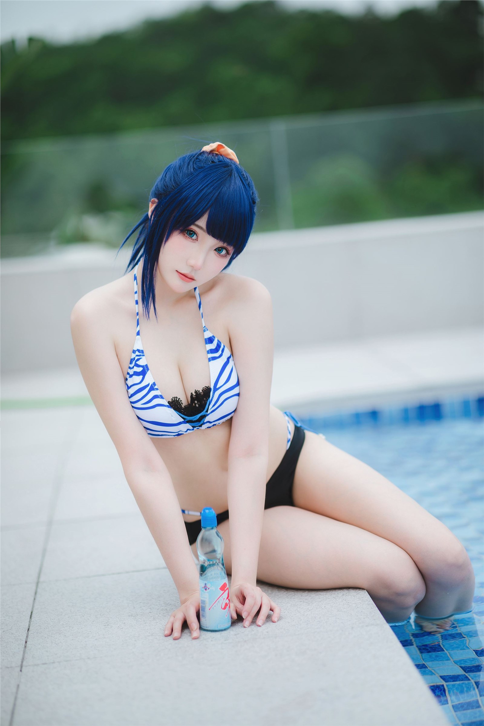 Momoko SunflowerGuaxi Sauce Vol.037 SSSS GRIDMAN Bao Duo Liu HuaXin Tiao Qian swimsuit(43)